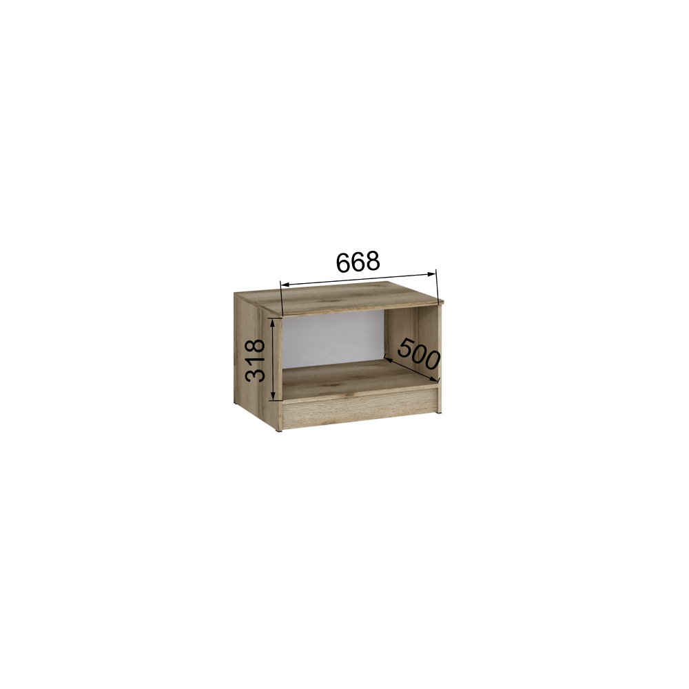 Прихожая Мадрид Тумба 0.7 Дуб делано